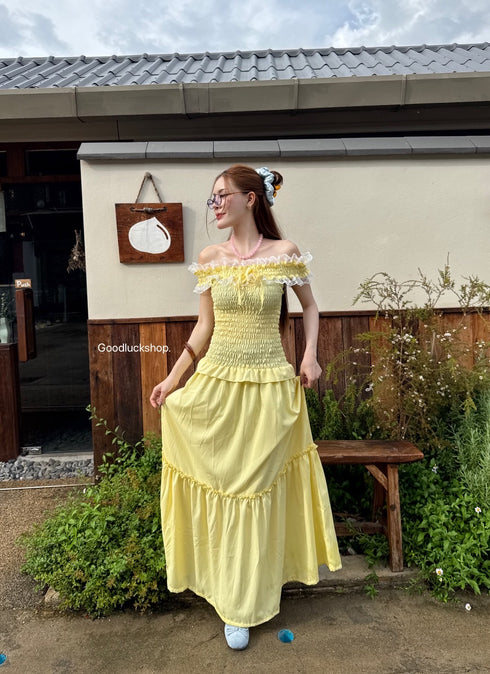 Off Shoulder Long Maxi Dress
